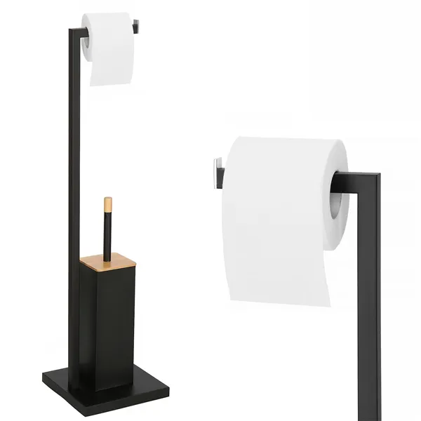 Toilet paper and brush stand Springos TB0013