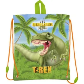 Eväspussi Stor Vihreä Dinosaurus