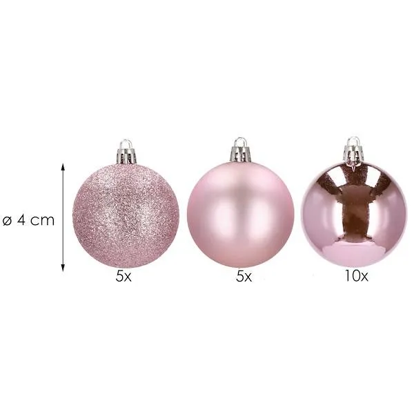 Christmas balls Springos CA0098 4cm 20 pcs