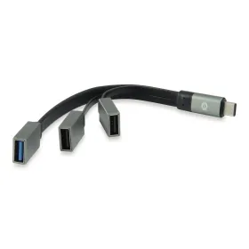 USB Centrmezgls Conceptronic 110514407 Pelēks