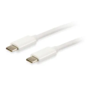 USB-C - USB-C kaapeli Equip 128351 1 m Balts