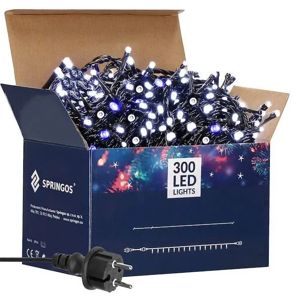 Christmas lights Springos CL0329 300 Led 19m