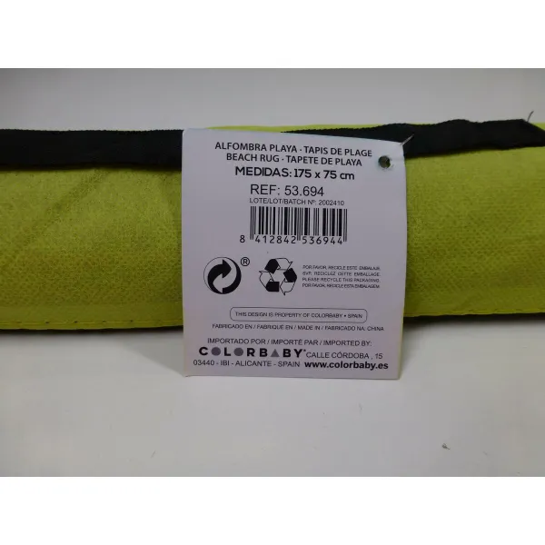 Rantamatto Colorbaby Keltainen Sininen Punainen PVC 75 x 175 cm