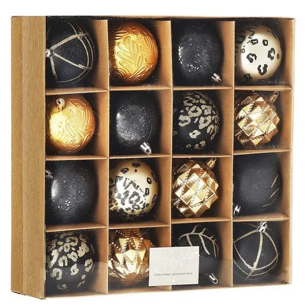 Christmas balls Springos CA0871 8cm 16 pcs