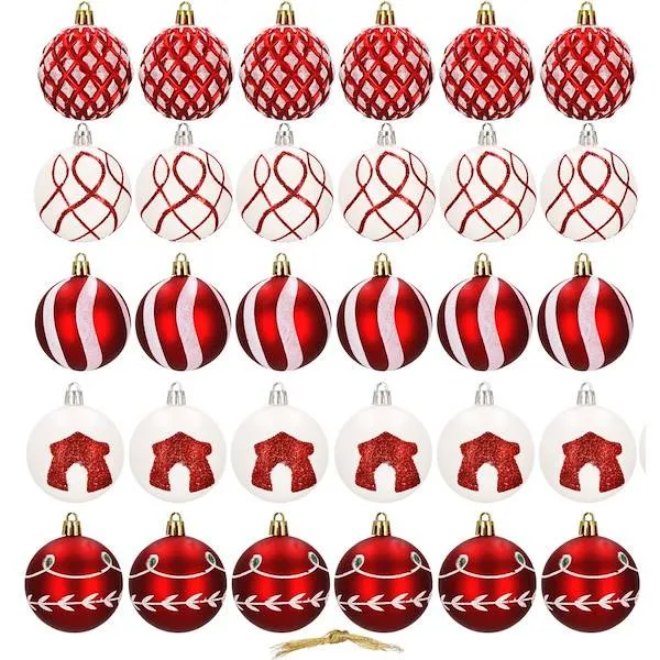 Christmas balls Springos CA0866 6cm 30 pcs