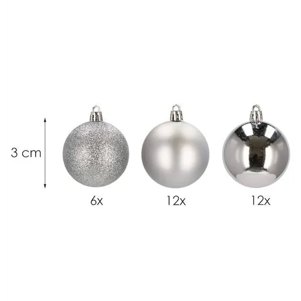 Christmas balls Springos CA0010 3cm 30 pcs