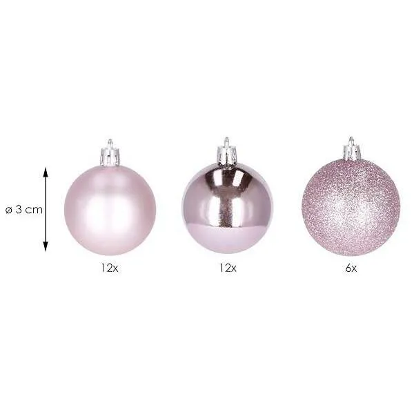 Christmas balls Springos CA0121 3cm 30 pcs