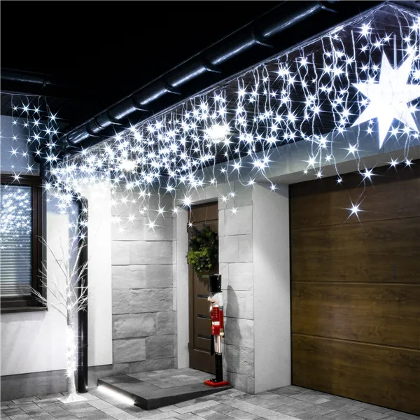 LED Christmas curtain Springos CL0330 12m