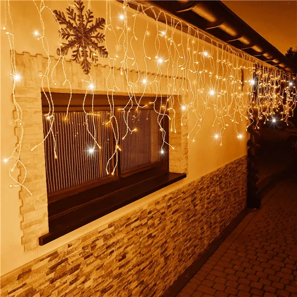 LED Christmas curtain Springos CL0531 20m