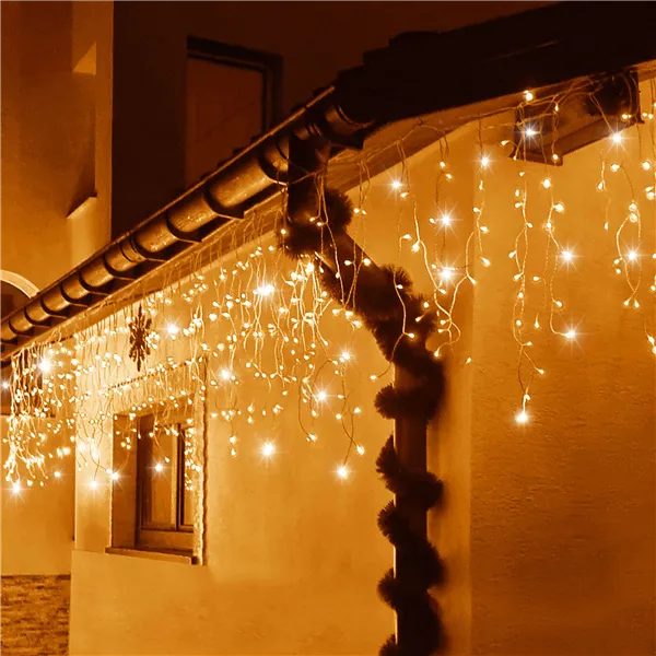 LED Christmas curtain Springos CL0531 20m