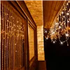 LED Christmas curtain Springos CL0531 20m