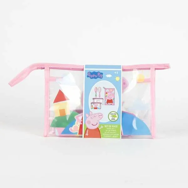 Kelionių reikmenų dėžutė Peppa Pig Rožinė 23 x 15 x 8 cm
