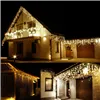 LED Christmas curtain Springos CL0331 12m