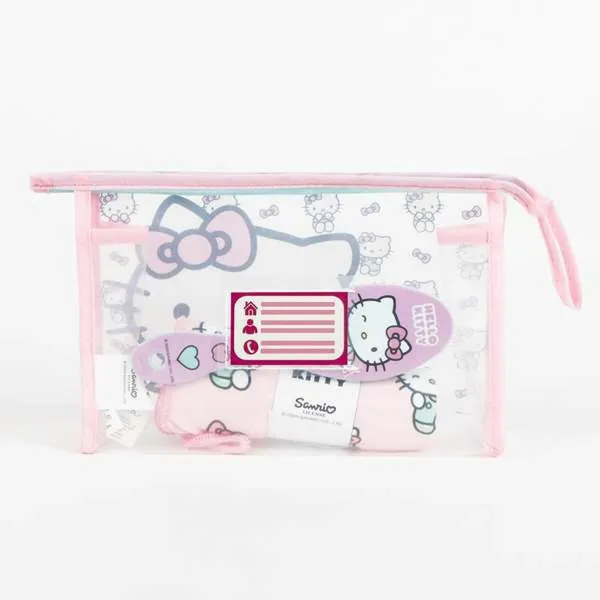 Kelionių reikmenų dėžutė Hello Kitty Rožinė 23 x 15 x 8 cm