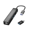 3-porttinen USB-hubi Conceptronic DONN07BA Musta (1 osaa)