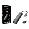 3-porttinen USB-hubi Conceptronic DONN07BA Musta (1 osaa)