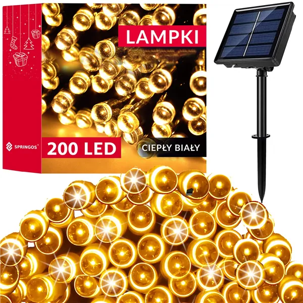 Christmas lights with solar battery Springos CL4150 22 m