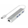 USB Hub Level One USB-0504 Black Silver