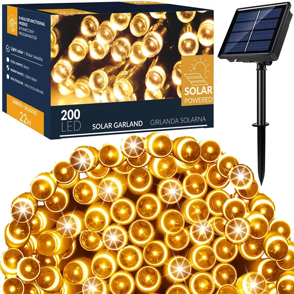 Christmas lights with solar battery Springos CL4150 22 m