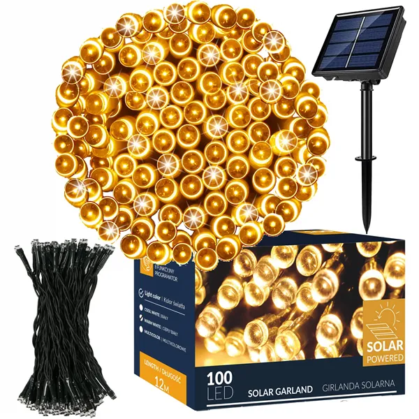 Christmas lights with solar battery Springos CL4147 12 m