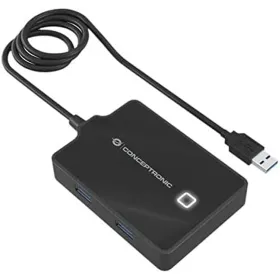 USB-keskitin Conceptronic 110517207101 Musta