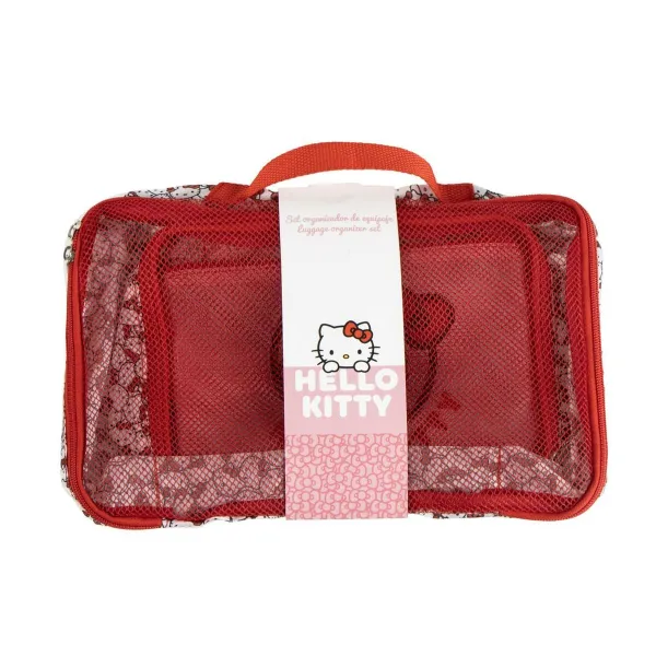 Дорожный несессер Hello Kitty Красный