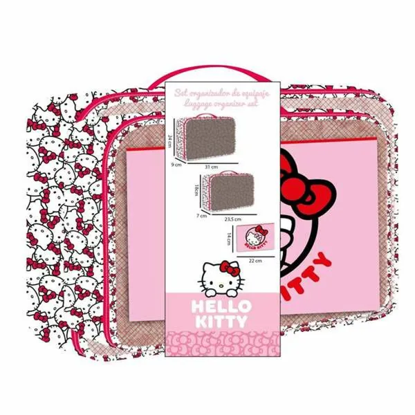 Дорожный несессер Hello Kitty Красный