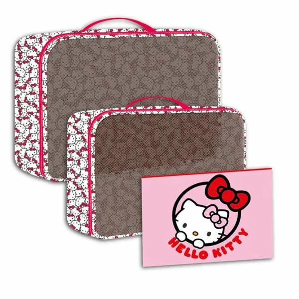 Дорожный несессер Hello Kitty Красный
