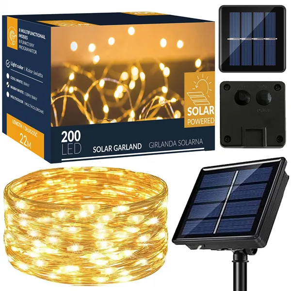 Christmas lights with solar battery Springos CL4144 22 m