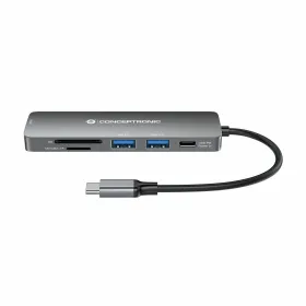 USB šakotuvas Conceptronic DONN11G Pilka