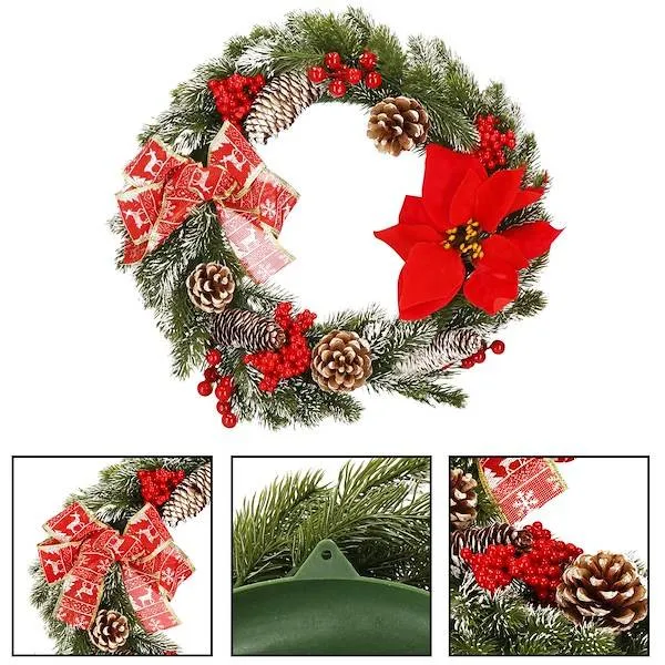 Christmas decoration Wreath Springos CA1020 40cm