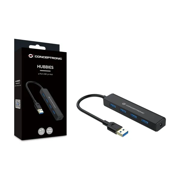 USB Centrmezgls Conceptronic C4PUSB3 Melns