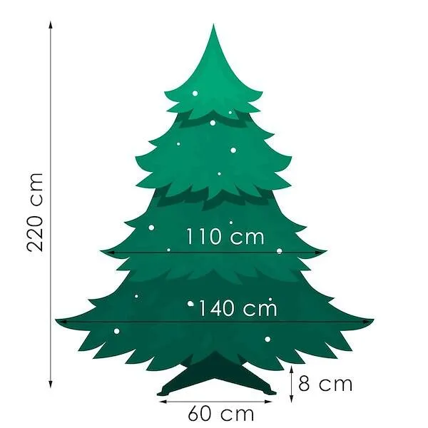 Caucasian snow fir Springos CT0125 220cm