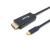USB-C to HDMI Cable Equip 13341207101 Black 2 m