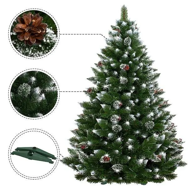 Christmas tree diamond Springos CT0116 120cm