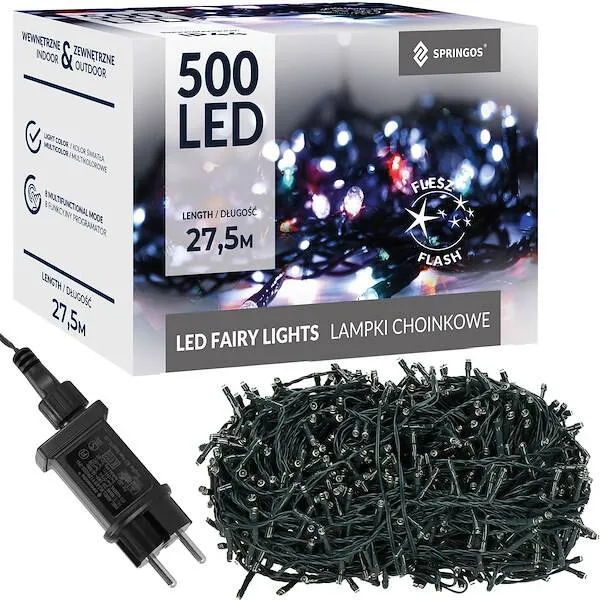 Christmas lights Springos CL4091 500 Led 25m