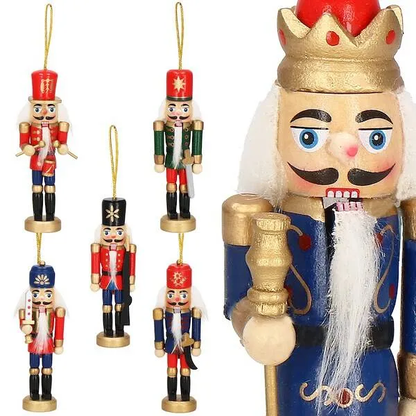 Christmas decoration-nutcracker Springos CA0821 12.5cm 6 pcs.