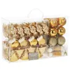 Christmas baubles Springos CA0157 77 pcs gold