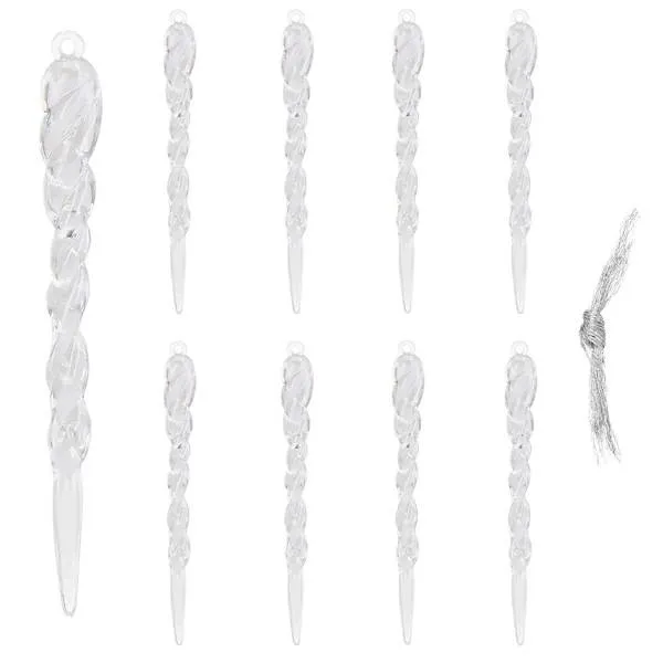 Christmas icicles Springos CA0748 15cm, 9 pcs