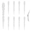 Christmas icicles Springos CA0748 15cm, 9 pcs