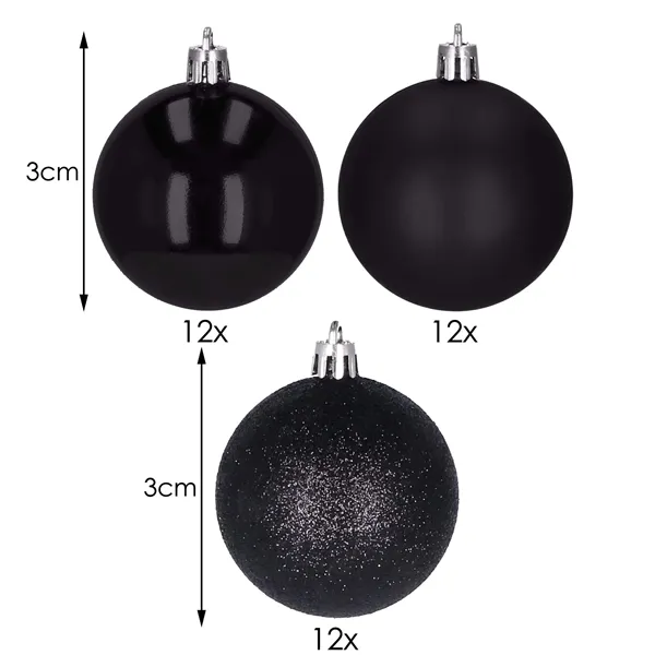 Christmas balls Springos CA1025 3cm 36 pcs.