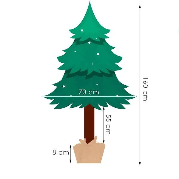 Christmas tree Springos CT0137 160cm