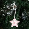 Christmas stars from wood Springos CA0658 5cm