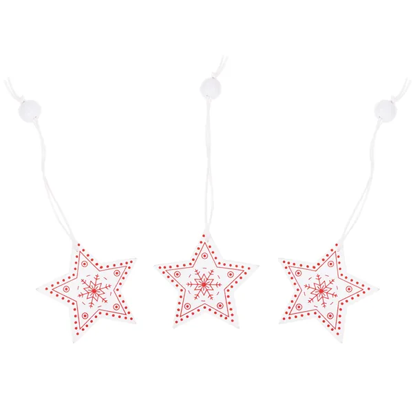 Christmas stars from wood Springos CA0658 5cm