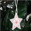 Christmas stars from wood Springos CA0658 5cm