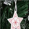 Christmas stars from wood Springos CA0658 5cm