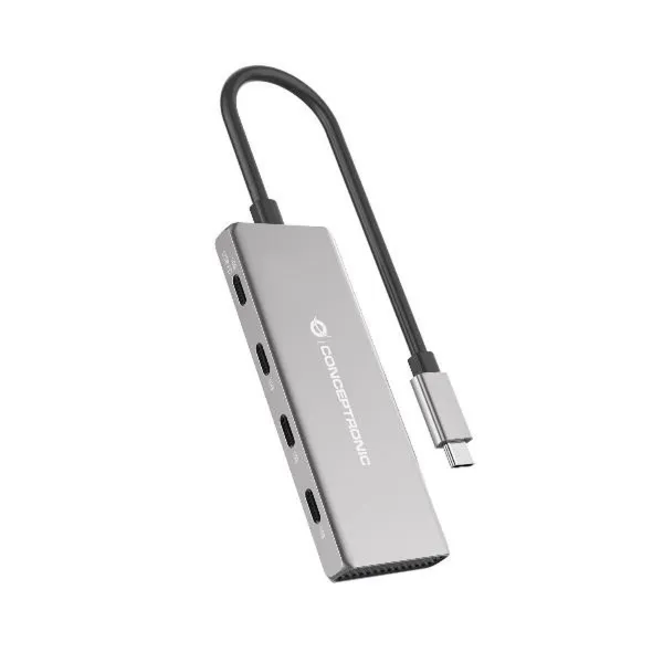 USB Hub Conceptronic 110519607101 Silver