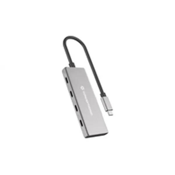 USB Hub Conceptronic 110519607101 Silver