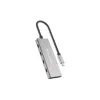 USB Centrmezgls Conceptronic 110519607101 Sudrabains