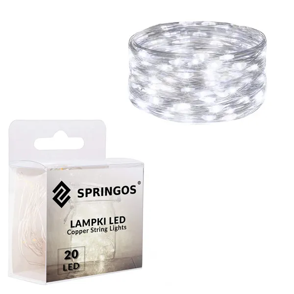 Led battery lights Springos CL0027 1.9 m